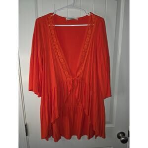 Boho Bell Sleeve Kimono Small NWOT